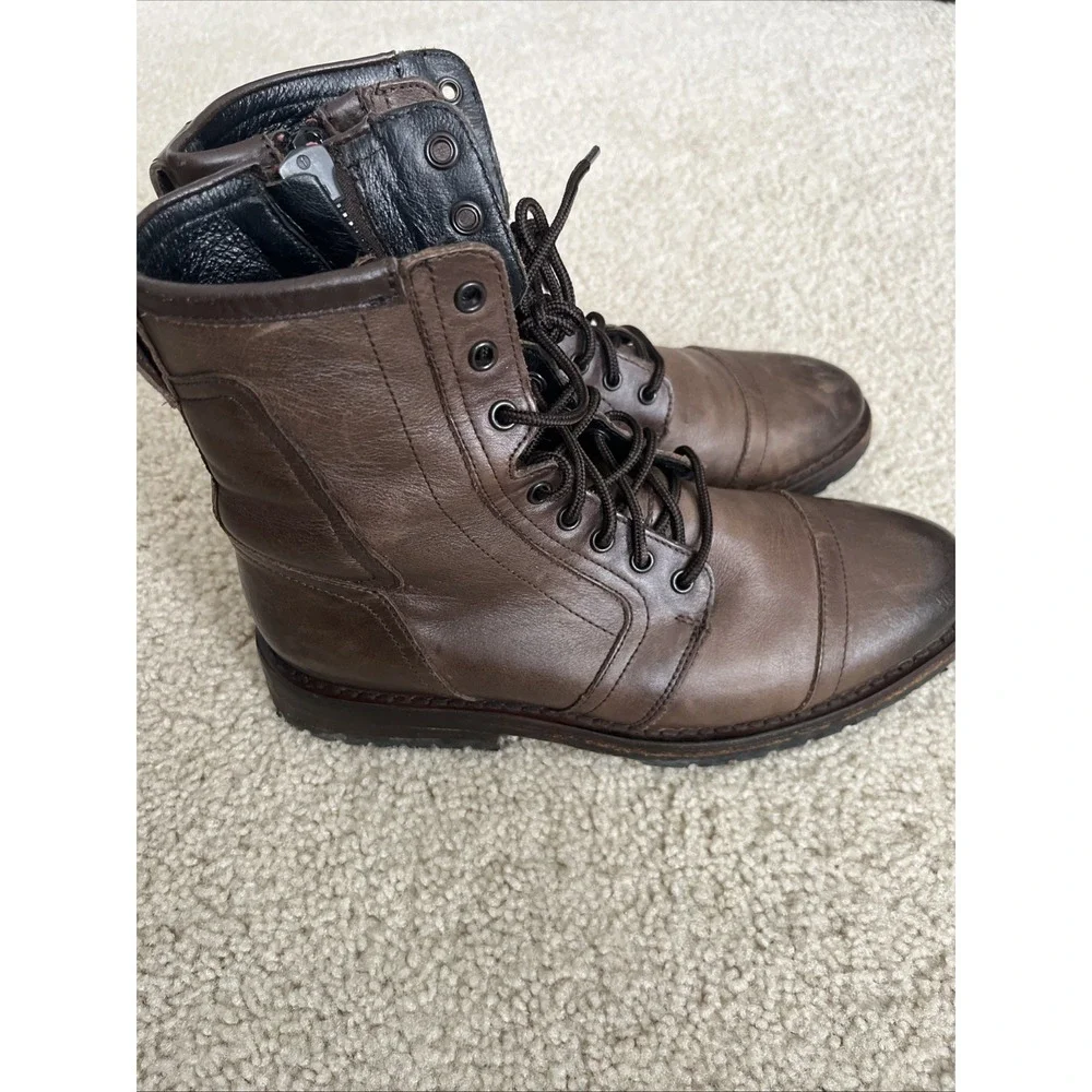 Thursday Boot Co Casa Moto Zip House of Friends Rande Gerber Boots Mens 6 Brown